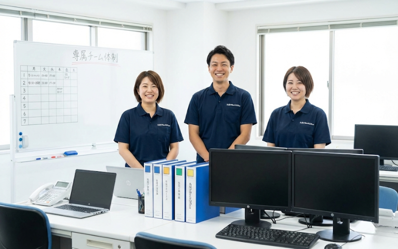 御社専属チーム体制